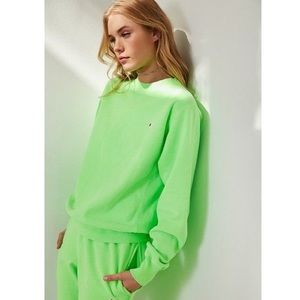 champion neon green sweatshirt, Off 66 
